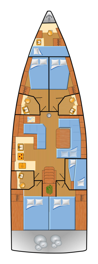 Yacht hire Rogoznica cheap Oceanis 51.1