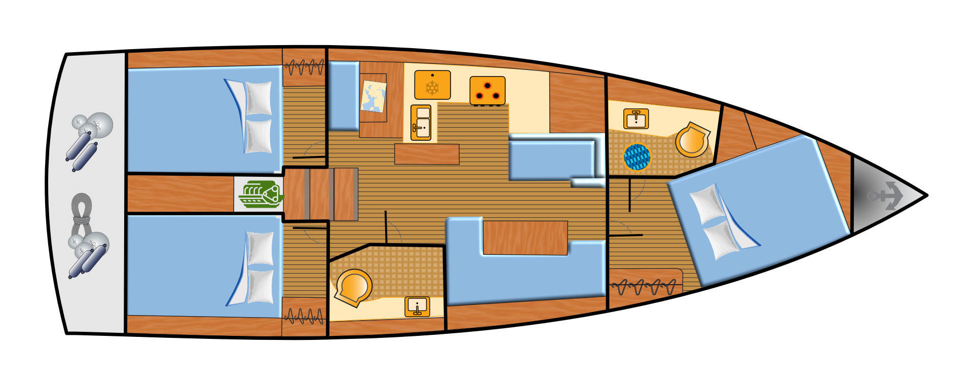 Hire a Jeanneau Sun Odyssey 410 Rogoznica