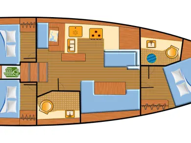 Hire a Jeanneau Sun Odyssey 410 Rogoznica