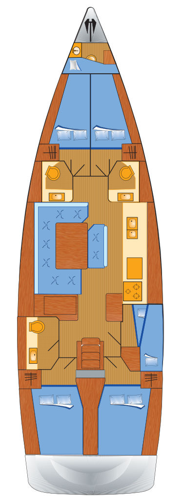 Sailboat hire in Rogoznica - Jeanneau Sun Odyssey 519