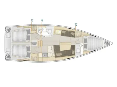 Hire Sailboat with or without skipper Hanse Lefkáda