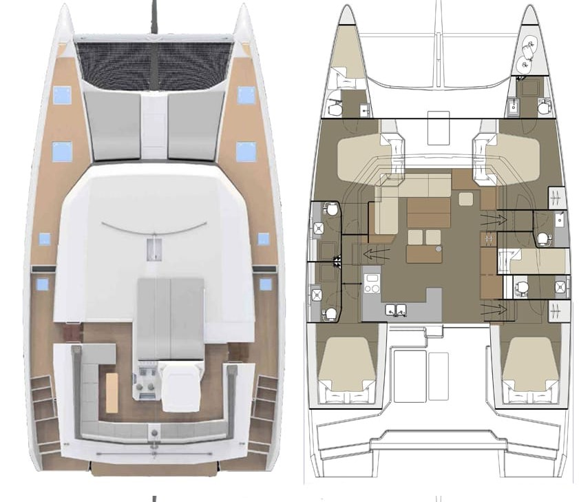Charter a Dufour Dufour Catamarans 48 Sail in Primošten on Samboat