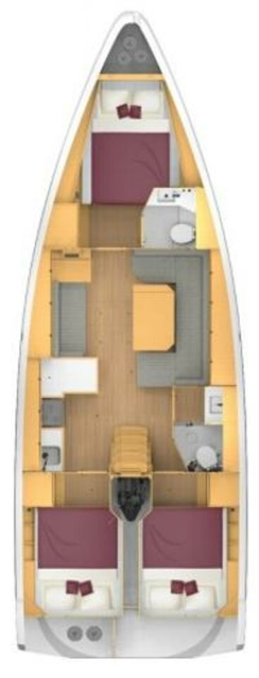 Yacht hire Vrsar cheap Bavaria C42