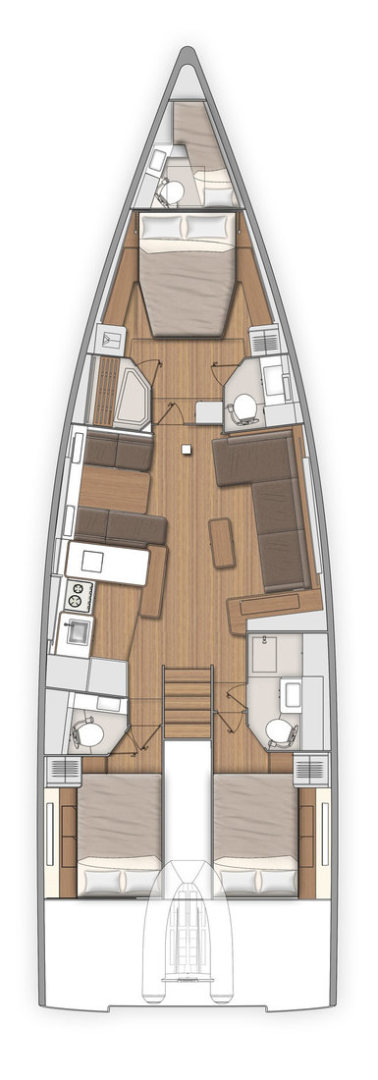 Bénéteau First 53 charter bareboat or skippered in  Primošten