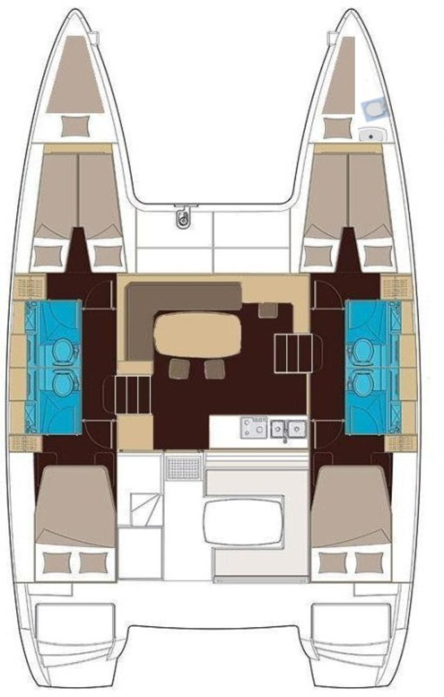Catamaran hire in Alimos - Lagoon Lagoon 400