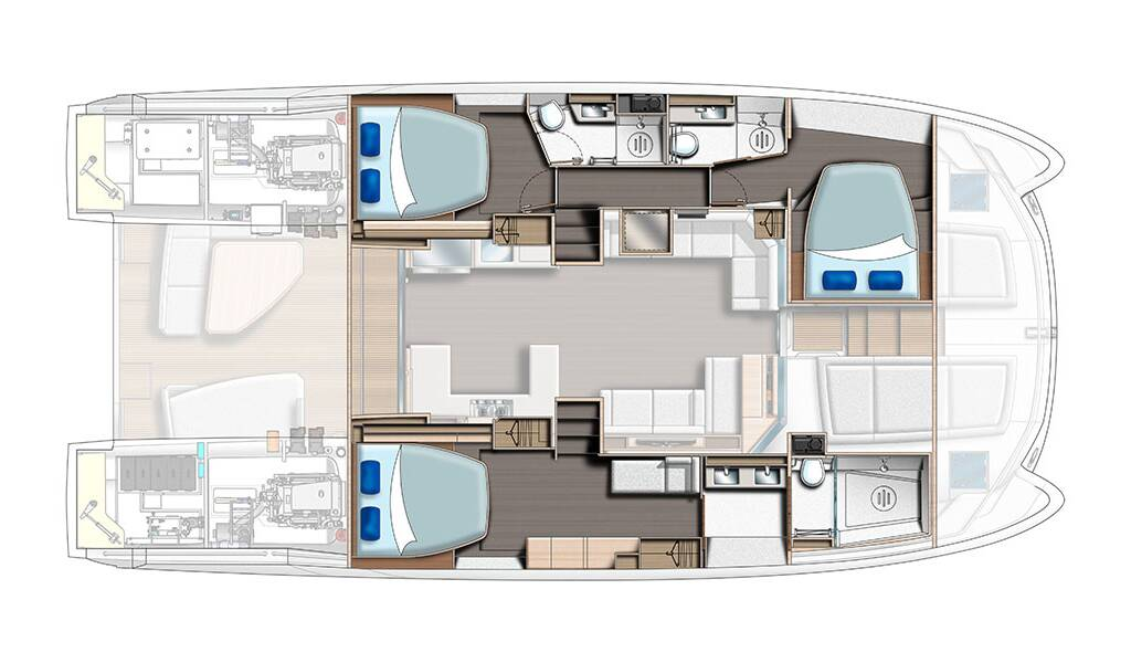 Charter a Leopard Catamarans / Robertson & Caine Leopard 53 - OW in Seget Donji on Samboat