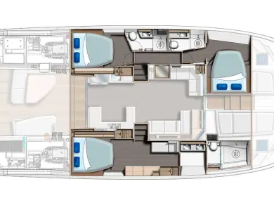 Charter a Leopard Catamarans / Robertson & Caine Leopard 53 - OW in Seget Donji on Samboat