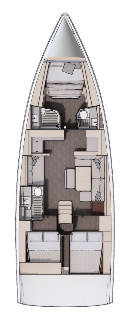 Hire Sailboat Dufour with a boat licence