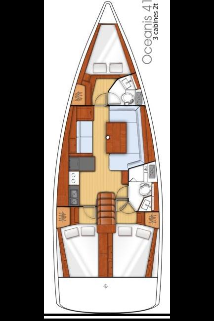 Yacht charter Sukošan - Bénéteau Oceanis 41 on SamBoat