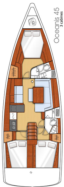 Hire Sailboat with or without skipper Bénéteau Trogir