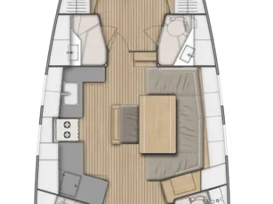 Yacht hire Trogir cheap Oceanis 46.1
