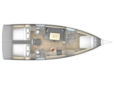 Sailboat hire in Pálairos - Dufour Dufour 41