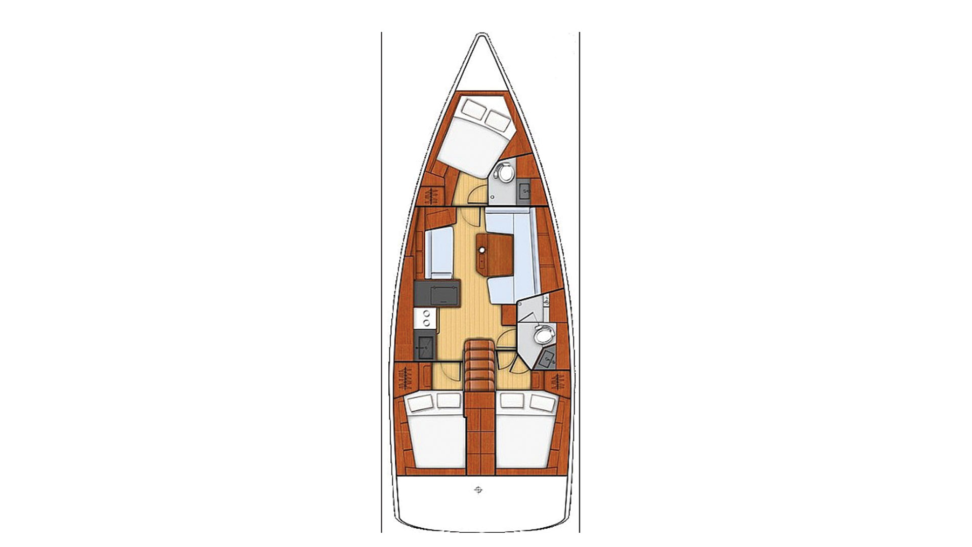 Hire Sailboat Bénéteau with a boat licence