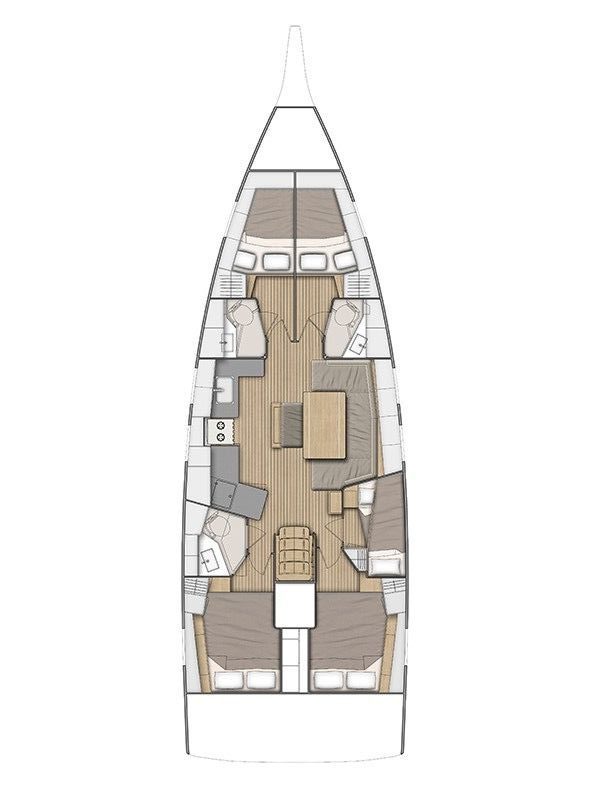 Hire Sailboat with or without skipper Bénéteau Lávrio
