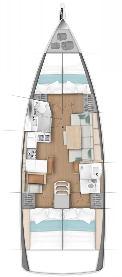 Yacht charter Alimos - Jeanneau Sun Odyssey 440 on SamBoat