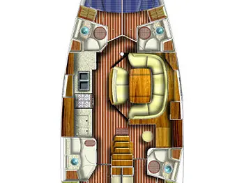 Hire Sailboat Jeanneau with a boat licence
