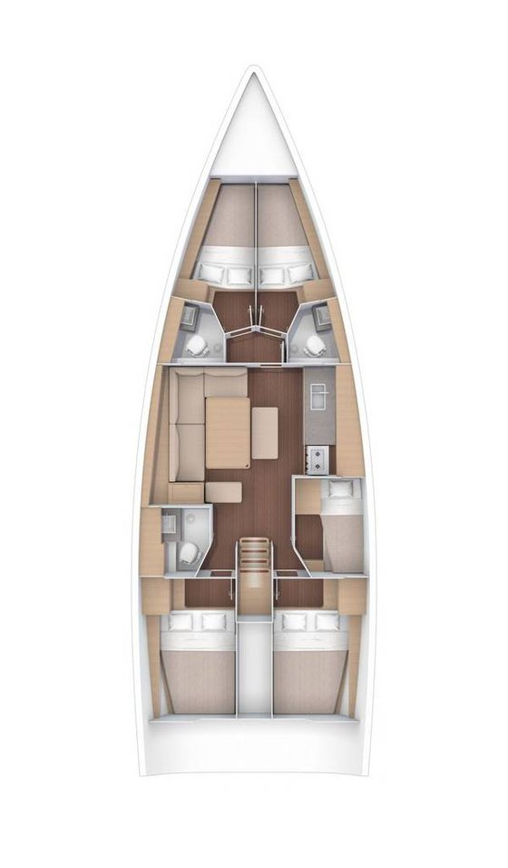 Sailboat hire in Fethiye - Dufour Dufour 470