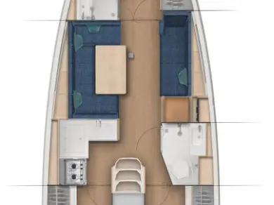 Hire Sailboat Jeanneau with a boat licence