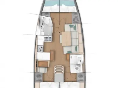 Yacht charter Komolac - Jeanneau Sun Odyssey 440 on SamBoat