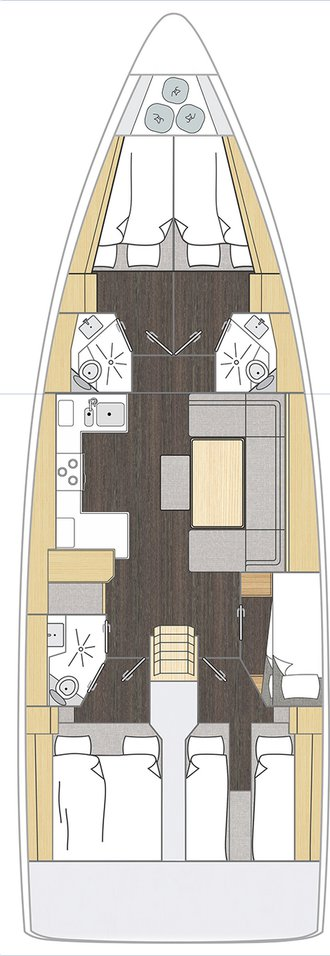Sailboat hire in Punat - Bavaria Bavaria C46
