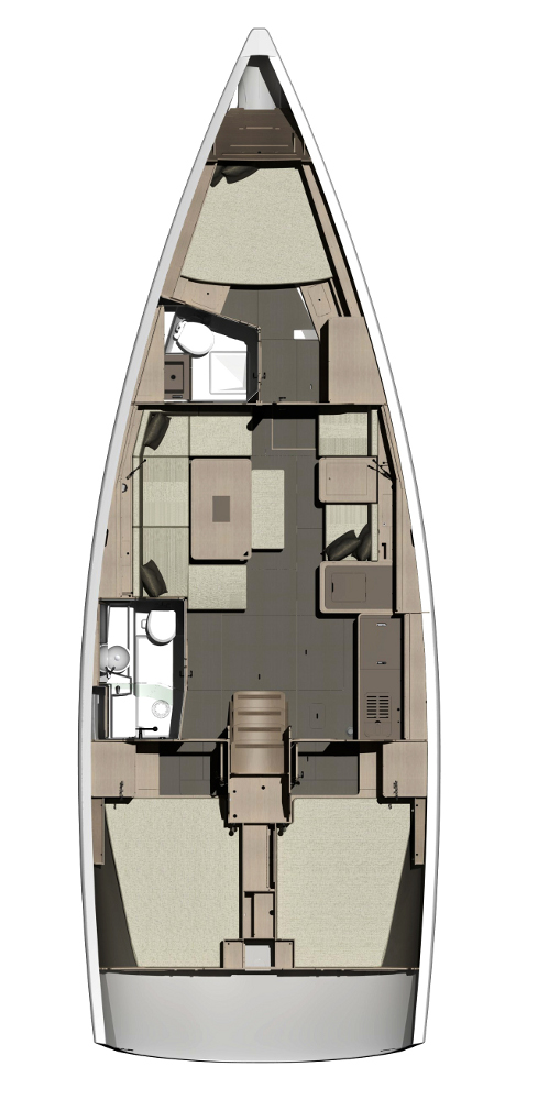 Hire Sailboat Dufour with a boat licence