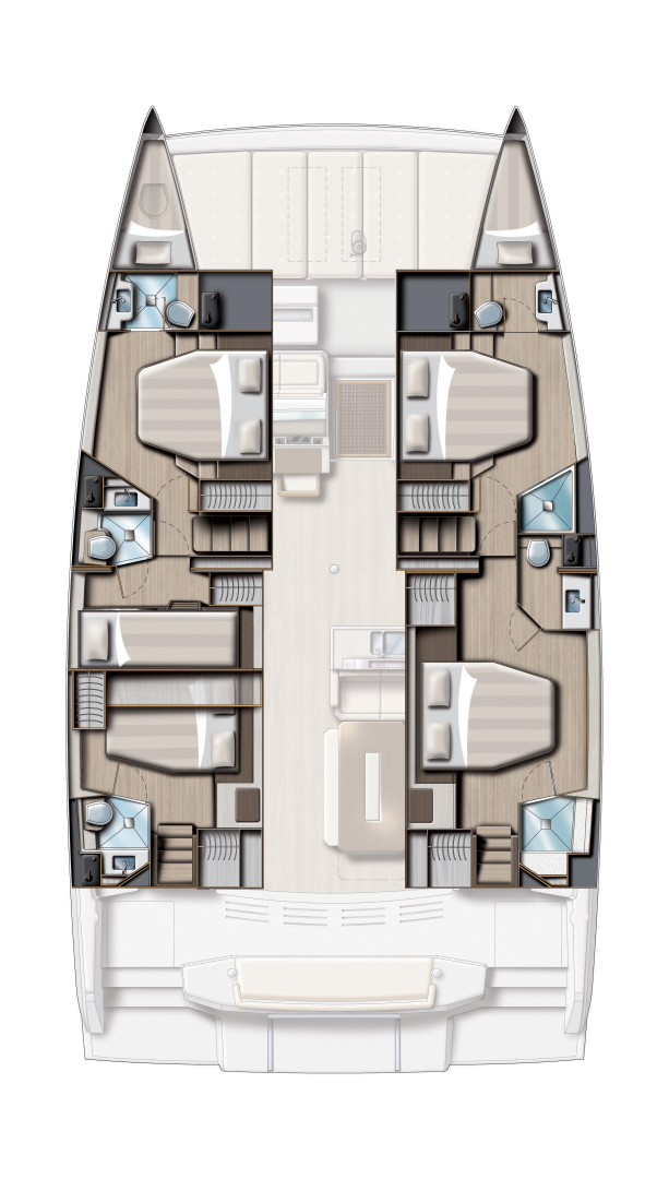 Hire Catamaran with or without skipper Bali Kaštela
