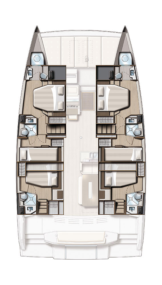Bali Bali 4.8 charter bareboat or skippered in  Kaštela