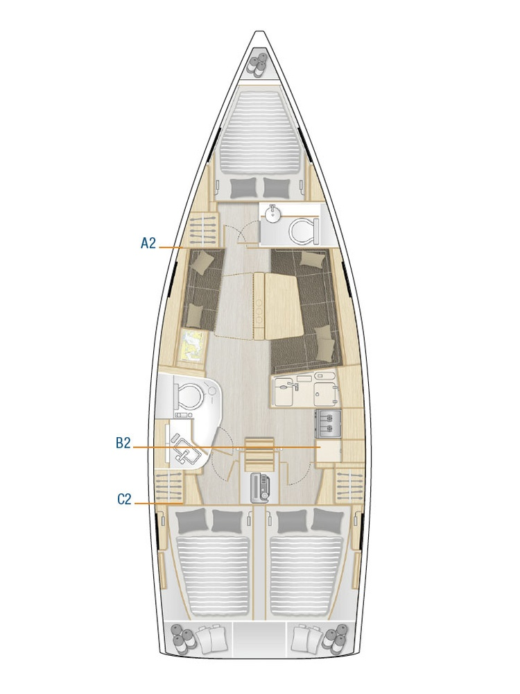 Charter a Hanse Hanse 388 in Kaštela on Samboat