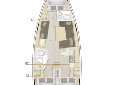 Charter a Hanse Hanse 388 in Kaštela on Samboat