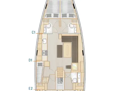 Hire Sailboat with or without skipper Hanse Komolac