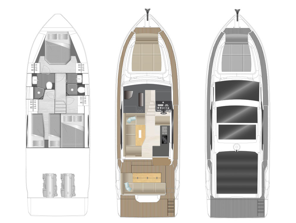Hire Luxury Yacht with or without skipper Sealine Kaštela