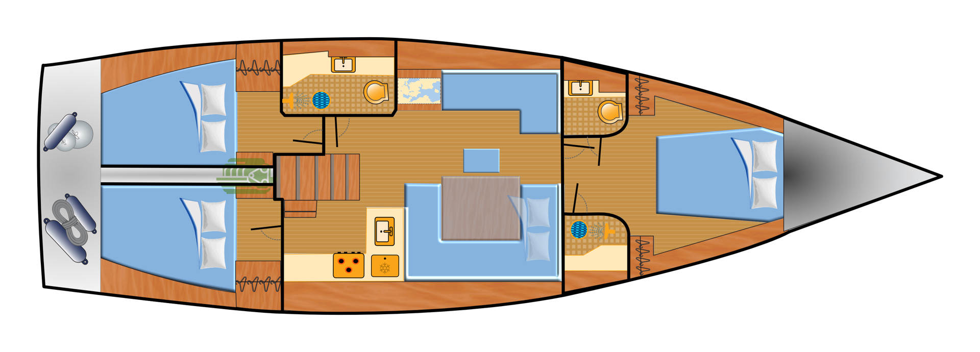 Yacht hire Palma de Mallorca cheap Hanse 458