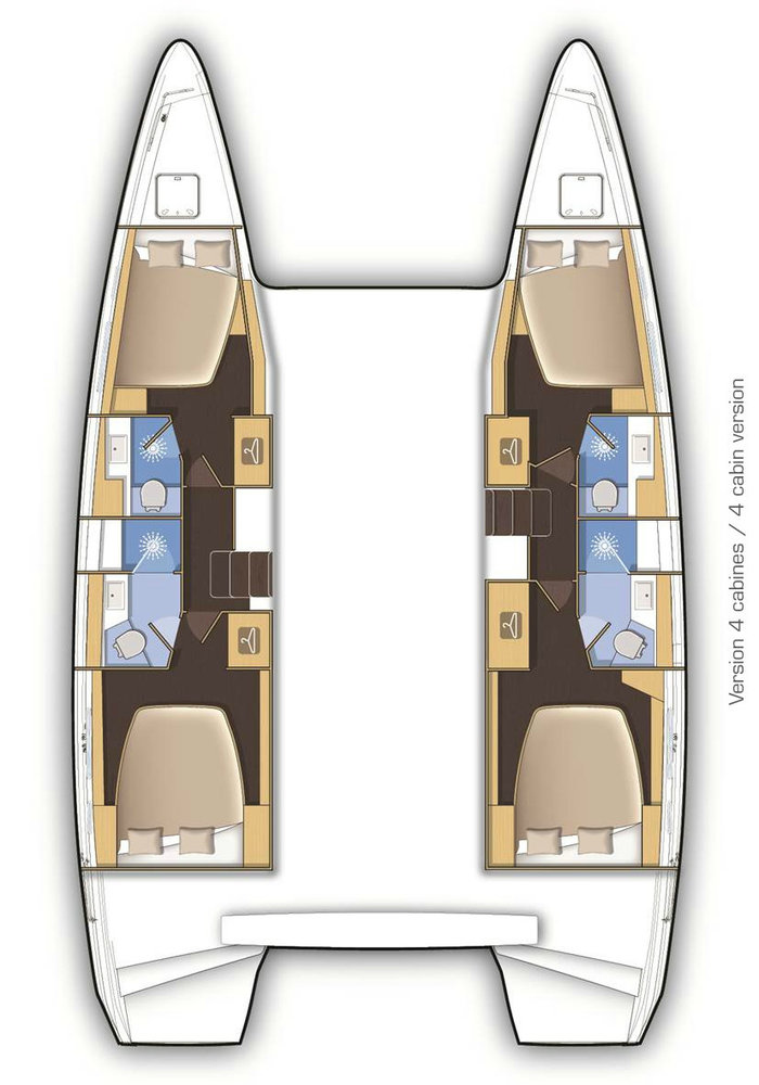 Lagoon Lagoon 42 charter bareboat or skippered in  Salamina