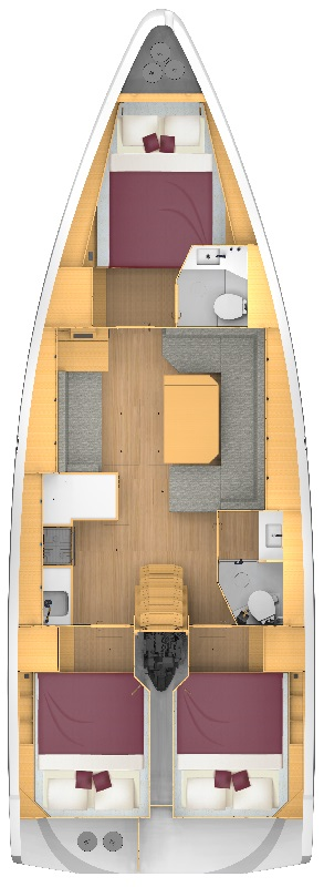 Sailboat hire in Fethiye - Bavaria Bavaria C42