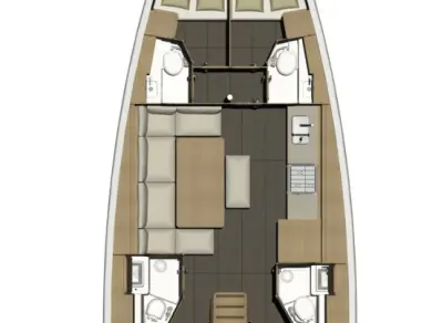 Sailboat to hire Kaštela at the best price