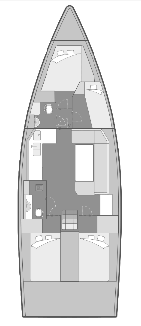 Elan Impression 45 charter bareboat or skippered in  Pirovac