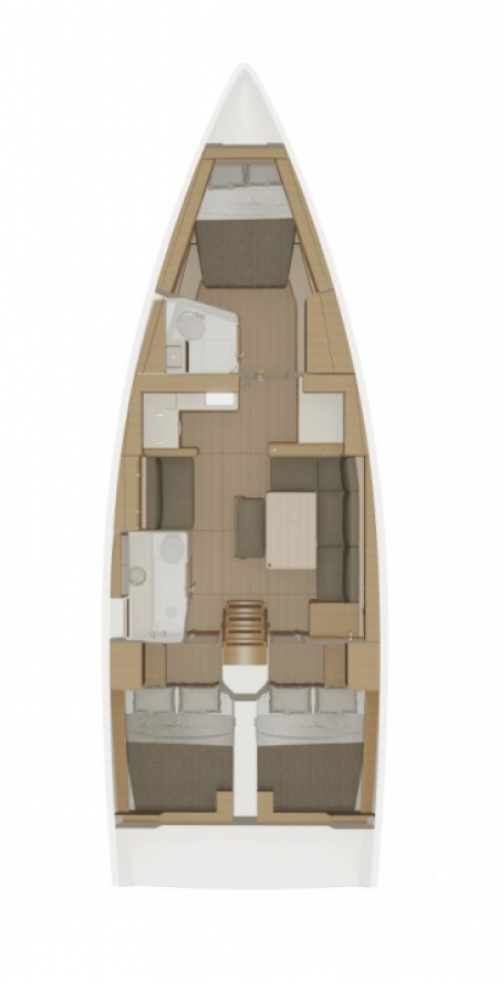 Dufour Dufour 430 charter bareboat or skippered in  Fethiye