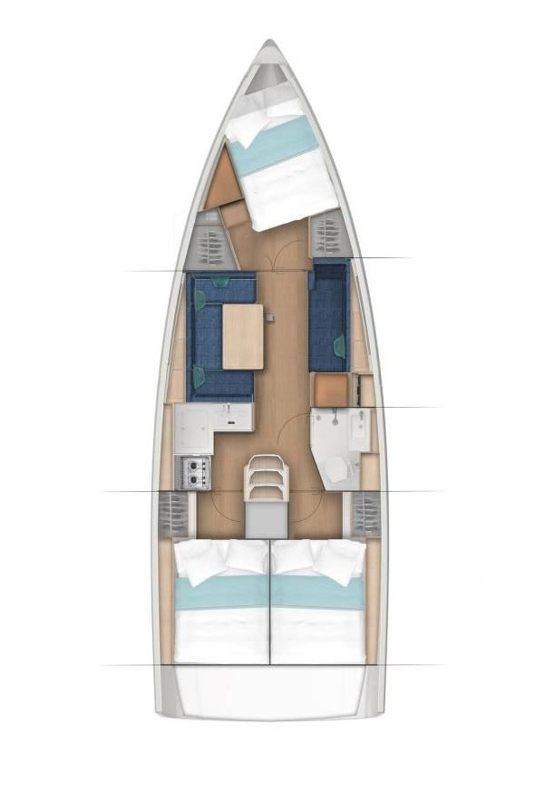 Yacht charter Pirovac - Jeanneau Sun Odyssey 380 on SamBoat