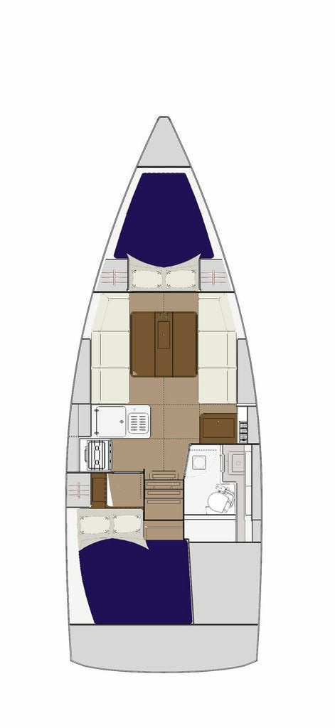 Yacht hire Zaton cheap Dufour 310