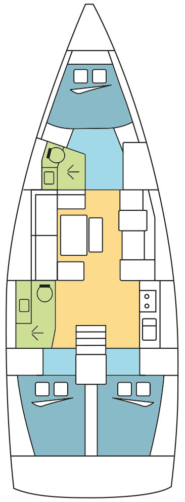 Sailboat to hire Parham Town at the best price