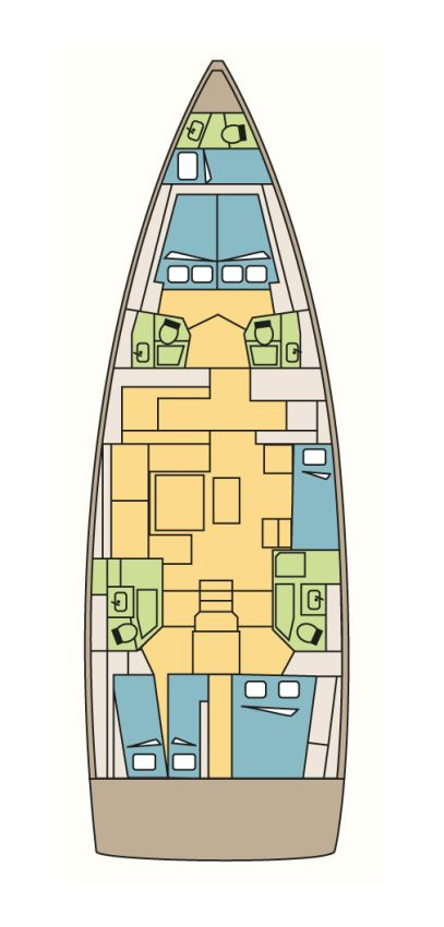 Yacht hire Pozzuoli cheap Dufour 530