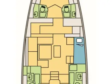 Yacht hire Pozzuoli cheap Dufour 530