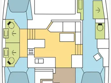 Hire Catamaran Fountaine Pajot with a boat licence