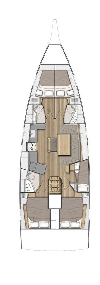 Sailboat hire in Lávrio - Bénéteau Oceanis 46.1