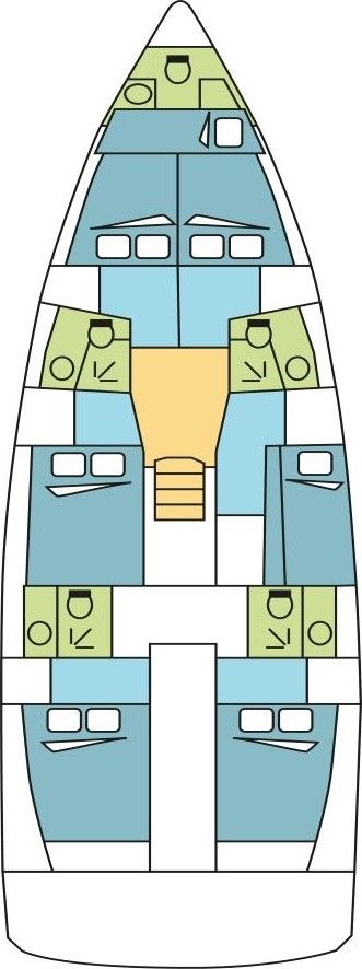 Hire Sailboat Jeanneau with a boat licence