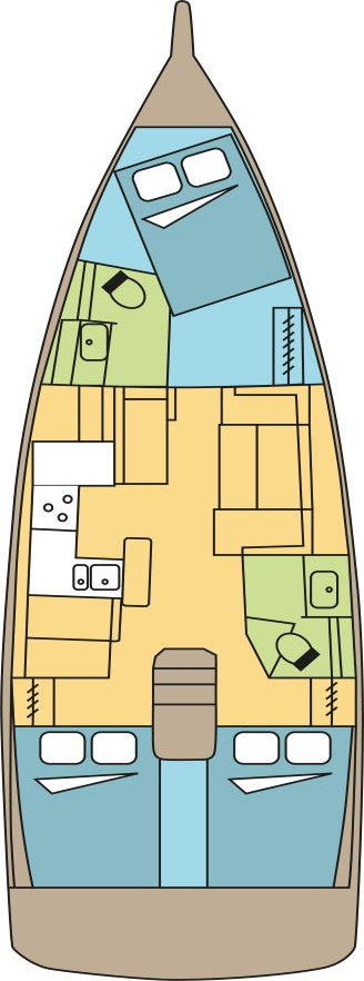 Sailboat to hire Lefkáda at the best price