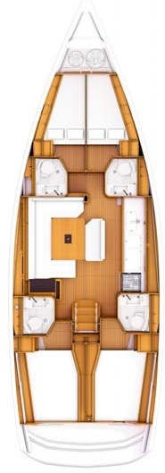 Hire Sailboat Jeanneau with a boat licence