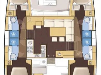 Lagoon Lagoon 450 Sport Top charter bareboat or skippered in  Kaštela