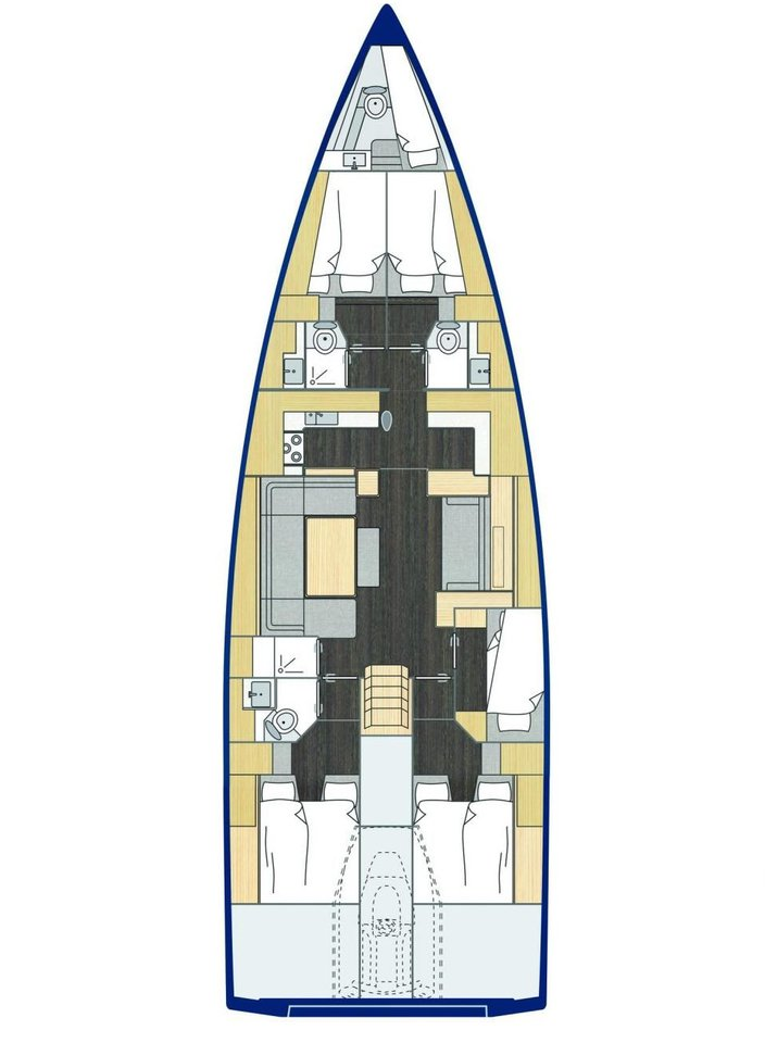Yacht charter Pula - Bavaria Bavaria C57 Style - 5 + 1 cab. on SamBoat
