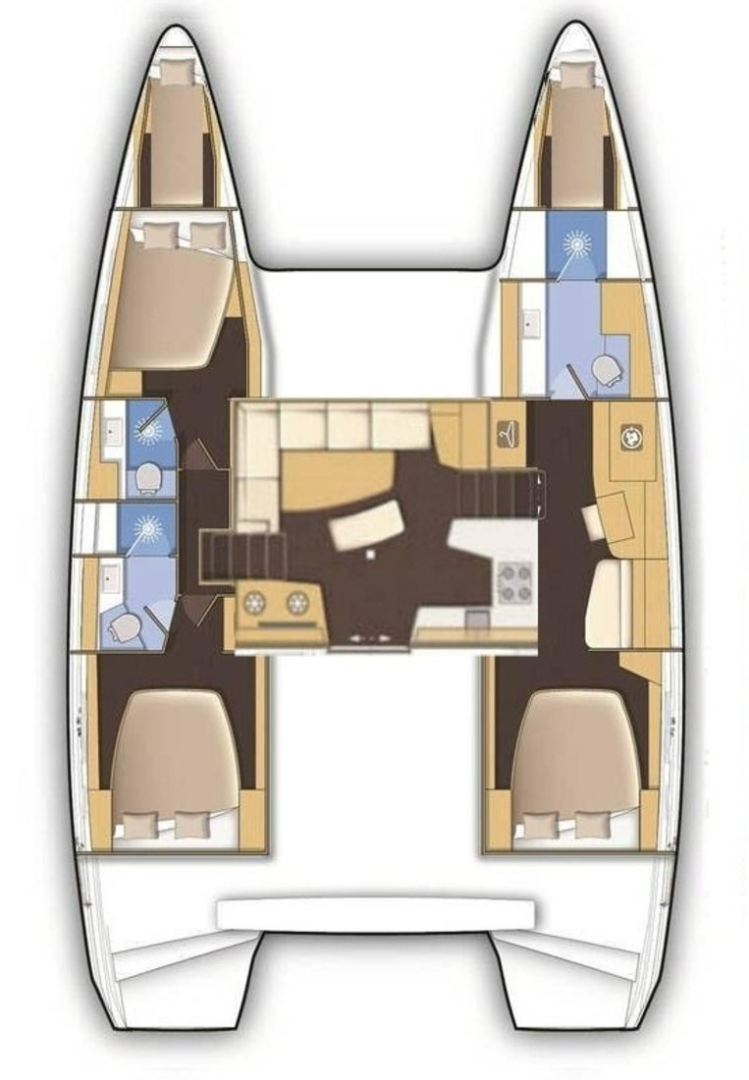 Catamaran to hire Kaštela at the best price
